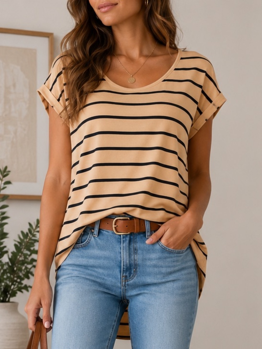 Cable and Gauge Women's Top (T14)